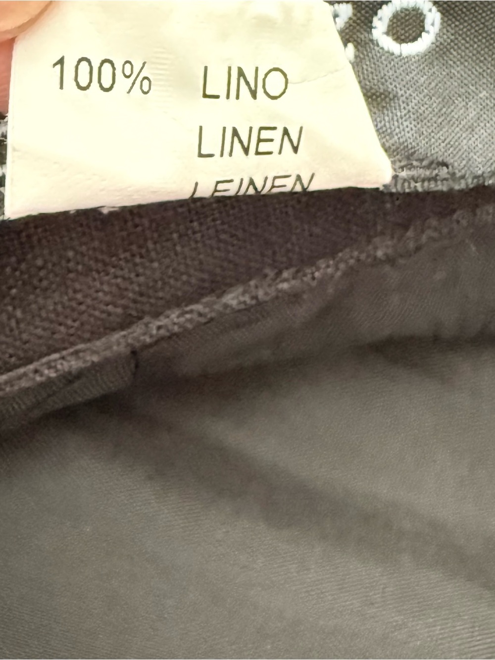 Loranzo Collection Made in Italy Linen Ruffle Skirt Size 42 - Picture 6 of 6